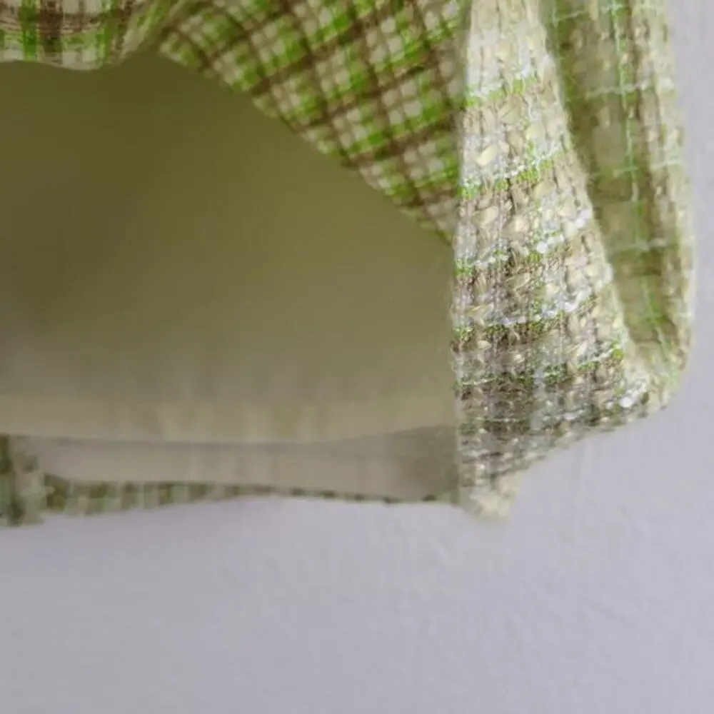 Karen Scott‎ Tweed Skirt Womens Sz 10 Boucle Green Lime